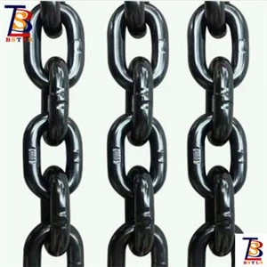 10 * 30 mm G80 ko'targichni ko'tarish zanjiri qotishma po'lat zanjirli bog'lanish zanjiri