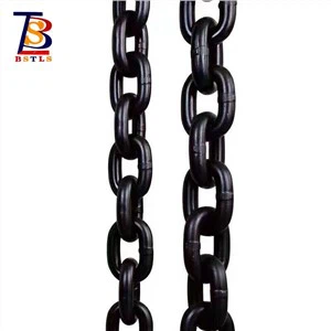 Yuqori sifatli 6mm-18mm G100 payvandlangan yuk koʻtarish zanjiri
